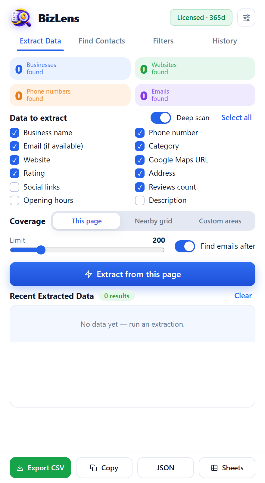 Search on Google Maps